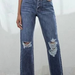 Cheapest 😍 Kancan 👩 women Ultra High Rise 👖 Jeans in Dark Wash 🎁