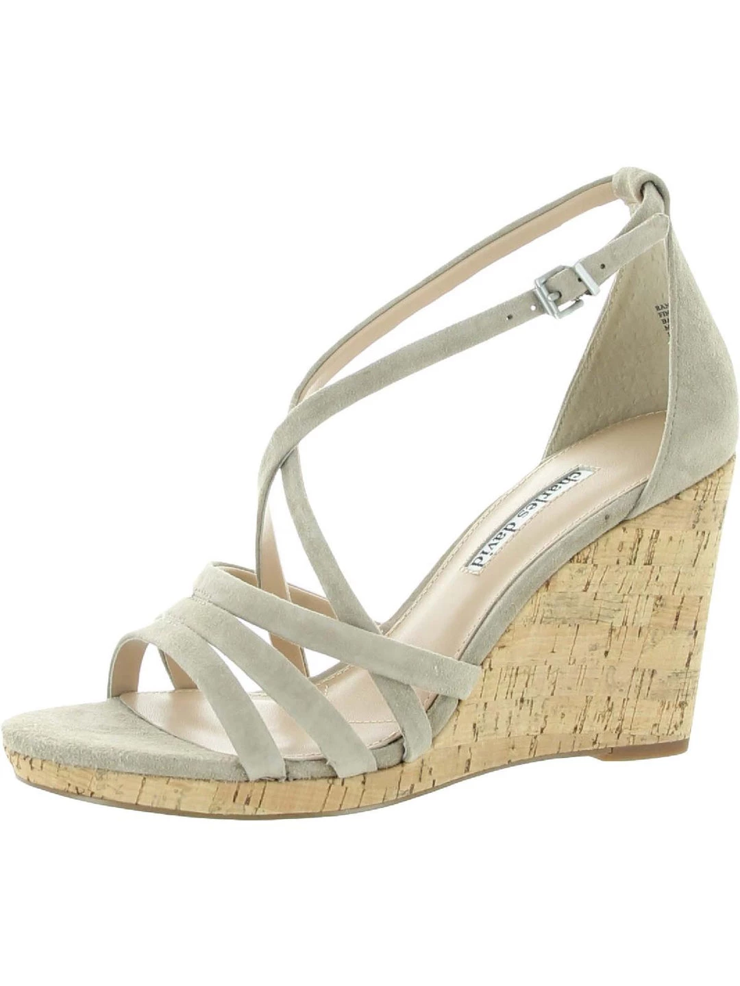 New π Charles David Randee π© Womens Suede Ankle Wedge π Heels βοΈ