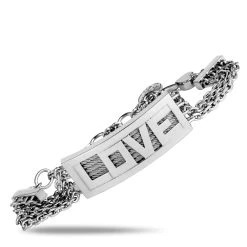 Promo 🧨 women Charriol Forever Love Stainless Steel Bar Bracelet 😉