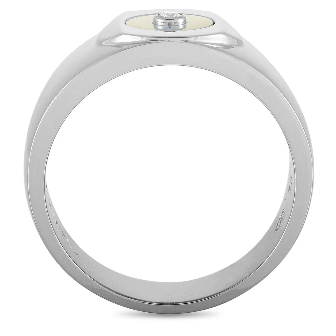 Buy π women Charriol Sterling Silver Diamond and π© Mother of Pearl Ring β¨ - Image 3