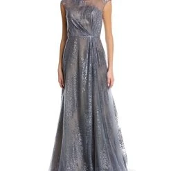 Hot Sale β€οΈ women Rene Ruiz Glitter A-Line Gown π