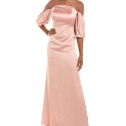 Best deal 👍 women Rene Ruiz Crepe Gown 😀