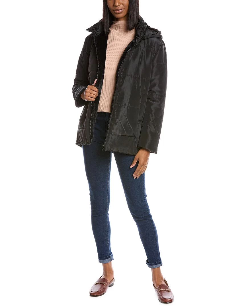 Hot Sale βοΈ STELLA & LORENZO π© women Stella + Lorenzo Quilted π§₯ Coat π