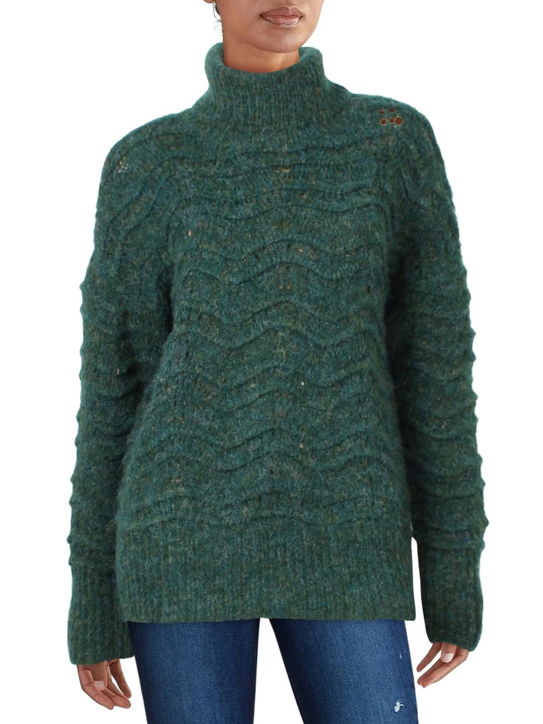 Flash Sale π Stella + Lorenzo Ziggy π© Womens Cable Knit Cozy Turtleneck Sweater π€©