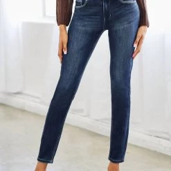 Buy 😍 Kancan 👩 women Alexandria High Rise Super Skinny 👖 Jeans in Dark Wash 🧨