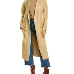 Brand new ⌛ STELLA & LORENZO 👩 women Stella + Lorenzo Long Wrap 🧥 Coat 🌟