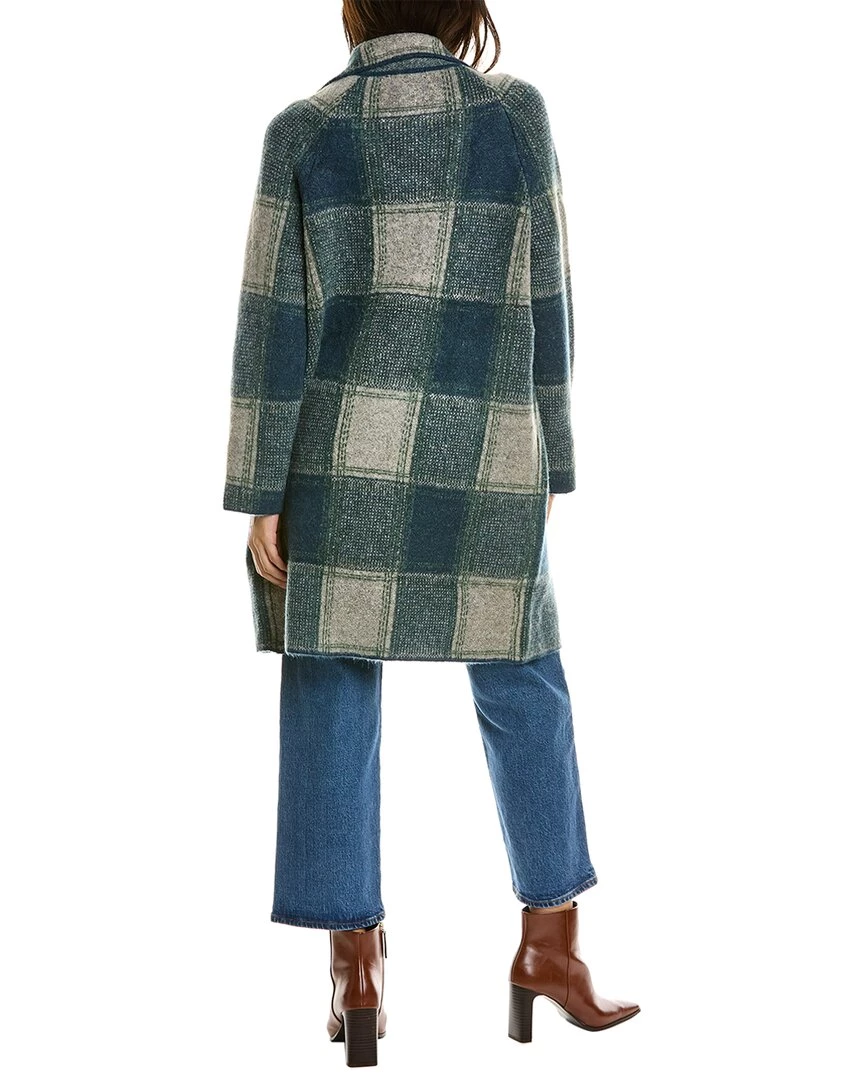 Buy π STELLA & LORENZO π© women Stella + Lorenzo Plaid Long π§₯ Coat π - Image 2