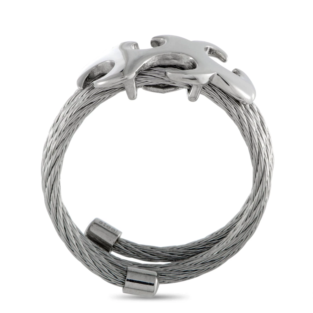 Top 10 β¨ women Charriol Tattoo Stainless Steel Spiral Cable Band Ring π₯ - Image 2