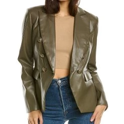 Brand new 🧨 STELLA & LORENZO 👩 women Stella + Lorenzo Double-Breasted Jacket 😉