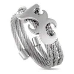 Top 10 ✨ women Charriol Tattoo Stainless Steel Spiral Cable Band Ring 🔥