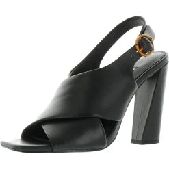 Promo π₯° Charles David Vineyard π© Womens Leather Square Toe π Heels π€©