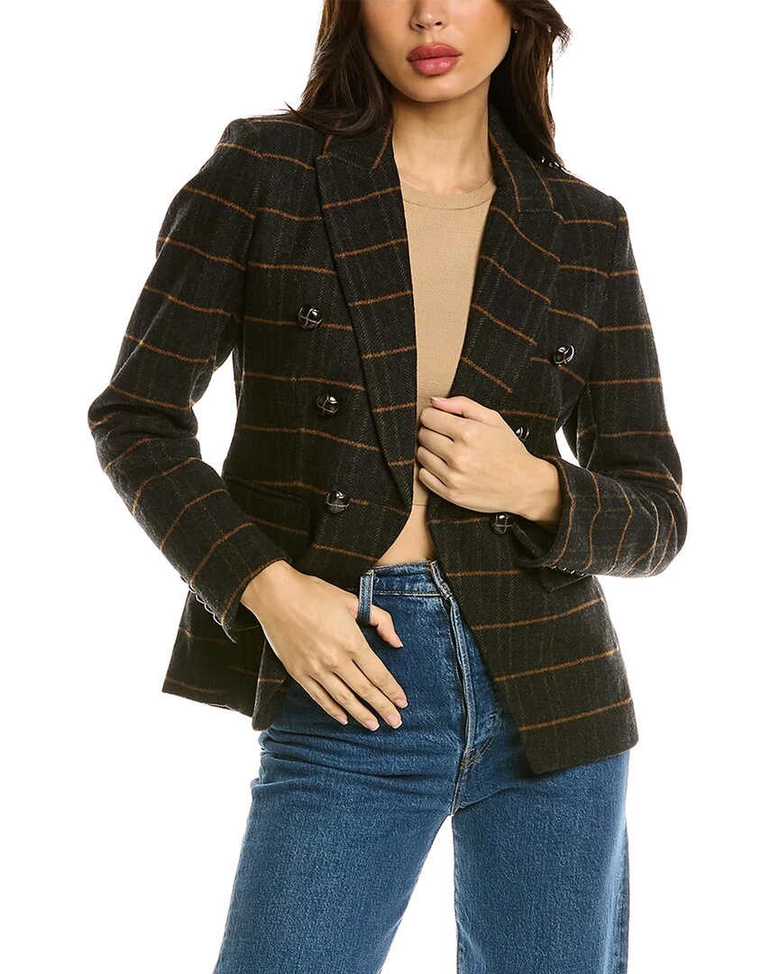 Wholesale π₯ STELLA & LORENZO π© women Stella + Lorenzo Plaid Wool-Blend Blazer π€©