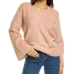 Best Sale π₯ STELLA & LORENZO π© women Stella + Lorenzo Fuzzy Eyelash Sweater π