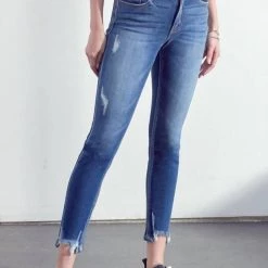 Deals π Kancan π© women Mid-Rise Ankle Skinny π Jeans in Medium Wash π―