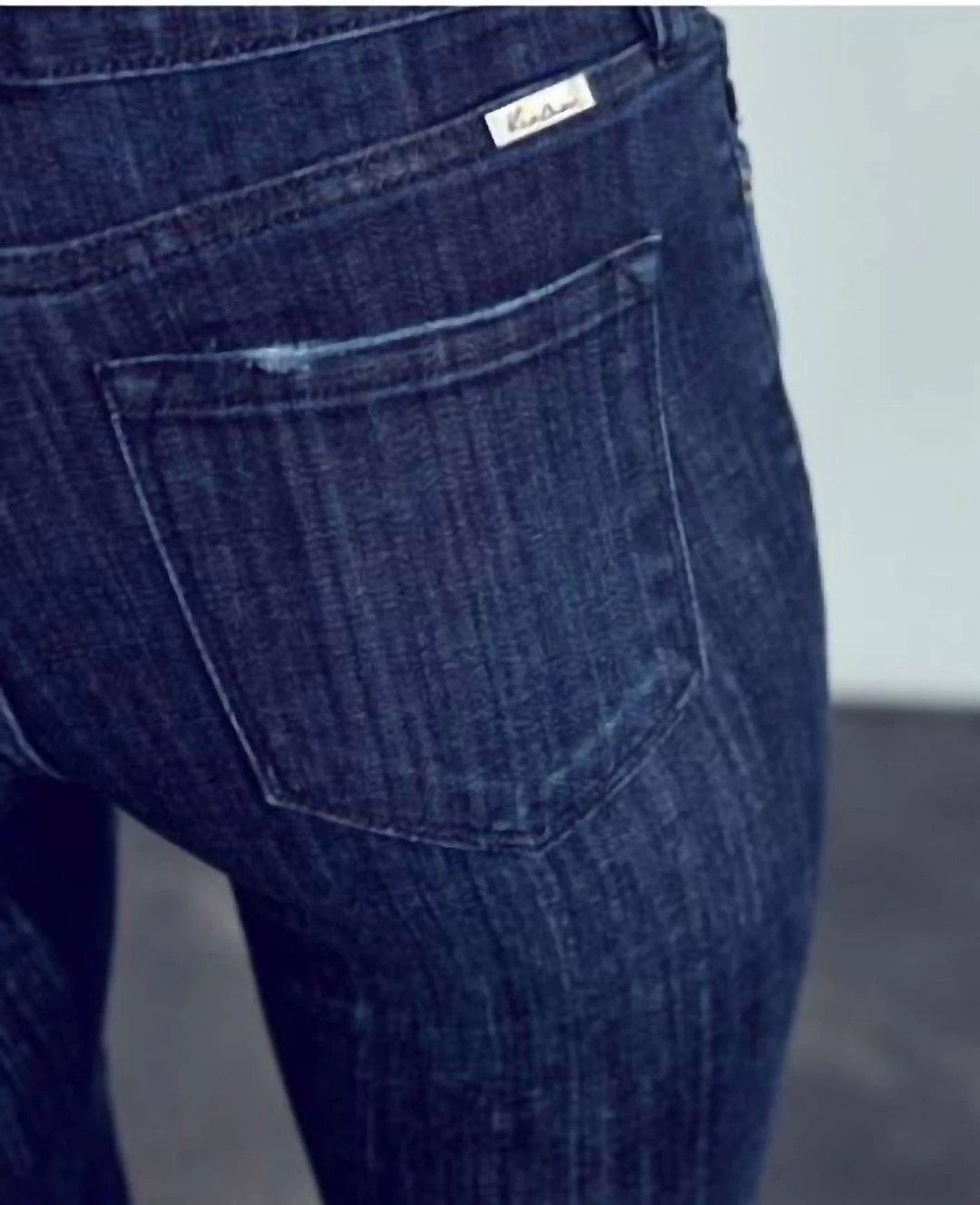 Best Sale π₯° Kancan π© women Mid-Waist Skinny π Jeans in Dark Blue π - Image 4