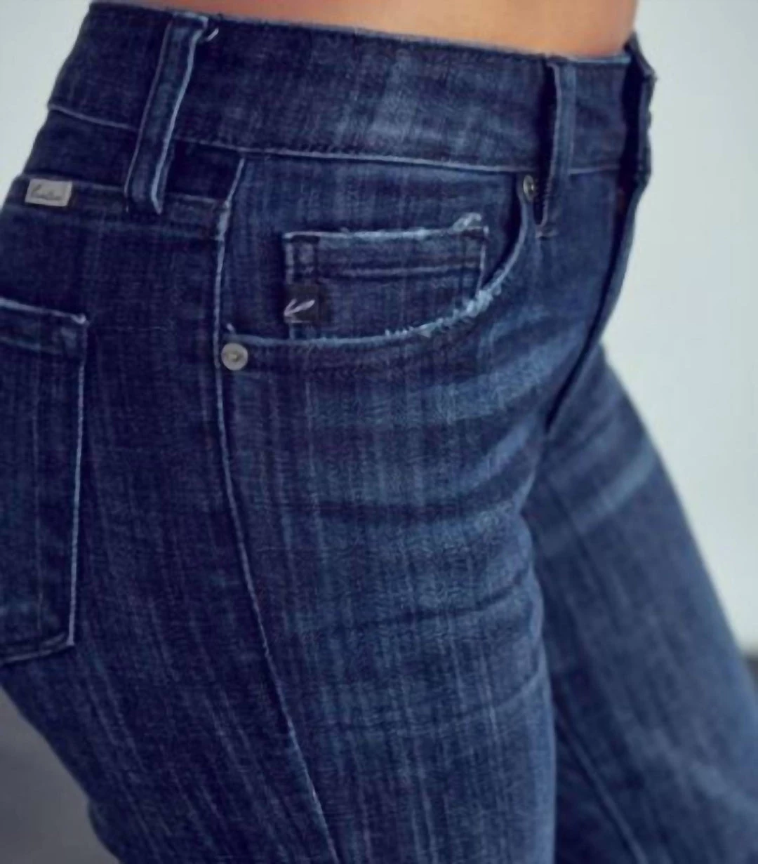 Best Sale π₯° Kancan π© women Mid-Waist Skinny π Jeans in Dark Blue π - Image 5