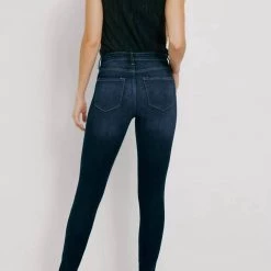 Best Sale π Kancan π© women Giselle High Rise Split Hem Skinny In Dark Wash π€©